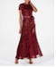 R & M Richards Petite Sequined Gown